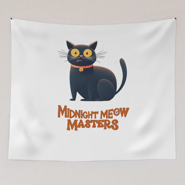 Item preview, Black Cat Midnight Meow Masters: A Feline Adventure designed and sold by cece4410.