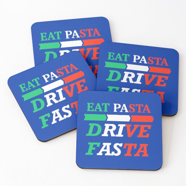 Item preview, Eat pasta drive fasta Blue designed and sold by Warrioll.