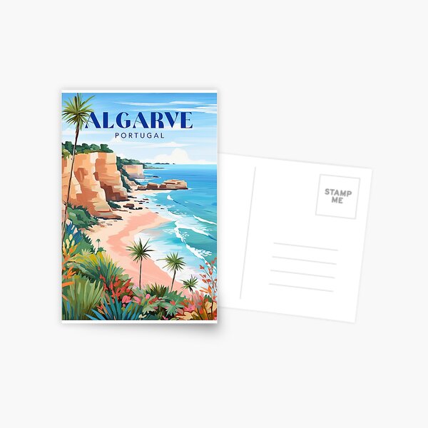 Artikel-Vorschau von Algarve Portugal Reisedruck, designt und verkauft von ArtVueStudio.