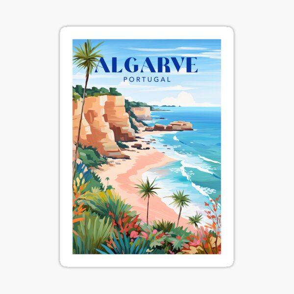 Artikel-Vorschau von Algarve Portugal Reisedruck, designt und verkauft von ArtVueStudio.