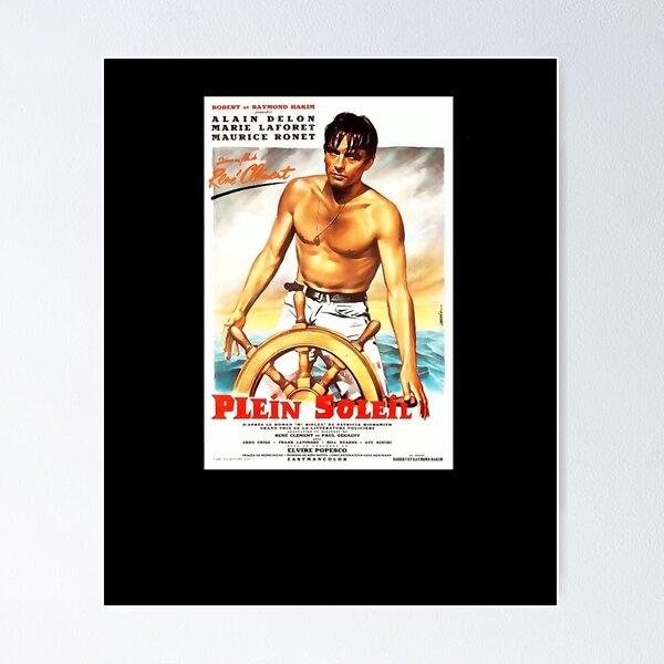 Vintage Plein Soleil / Purple Noon French Movie Poster Available