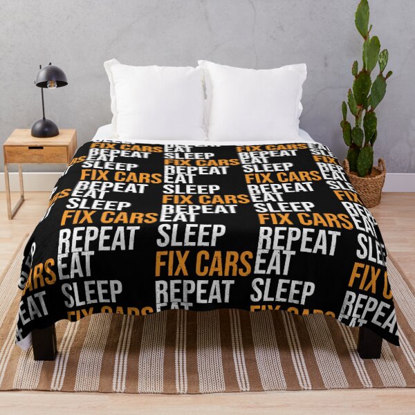 Item preview, Eat Sleep Fix Cars Funny Auto Mechanic designed and sold by CahillDenese.