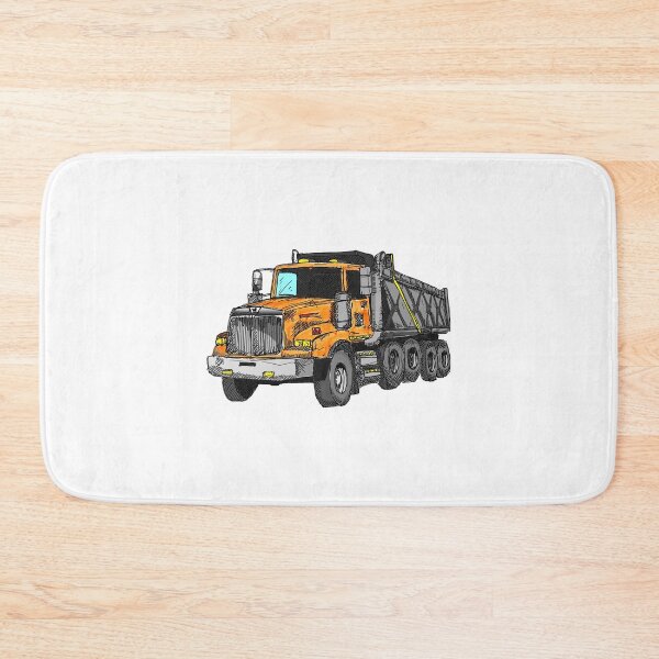 Item preview, Orange Dump Truck driver construction designed and sold by CahillDenese.