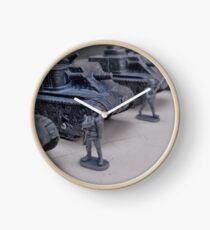 Weltkrieg LEA-Panzer der Weltkrieg-US-Armee mit Soldaten Uhr