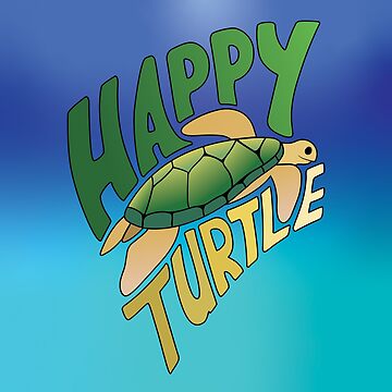Artwork thumbnail, Happy Turtle by dootzstudio