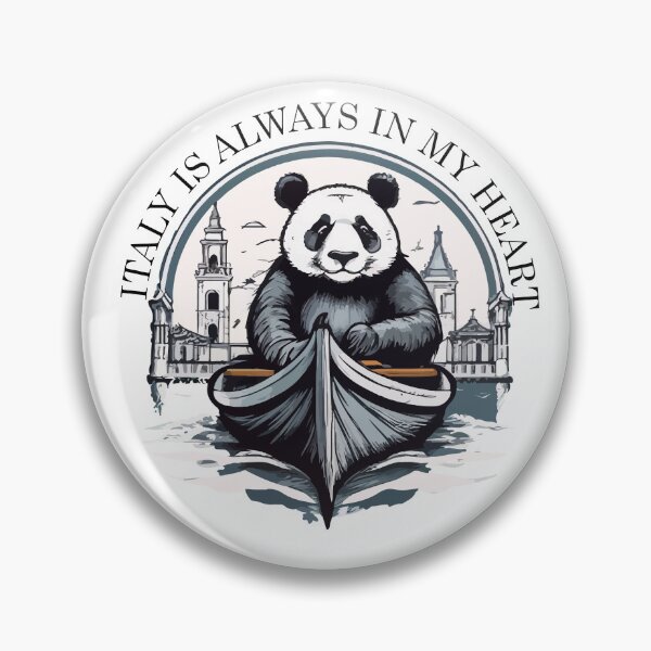 Item preview, Panda in Italy designed and sold by KagayakuStore.