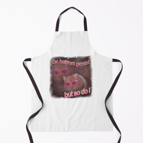 Item preview, The horrors persist but so do I hamster word art Classic designed and sold by bioylivotif.