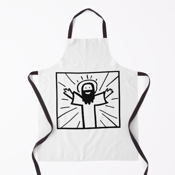 Item preview, Happy Jesus Doodle designed and sold by PickledjoArt.