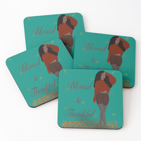 Item preview, Green with Leaves - Blessed and Thankful designed and sold by Cecetyshay.