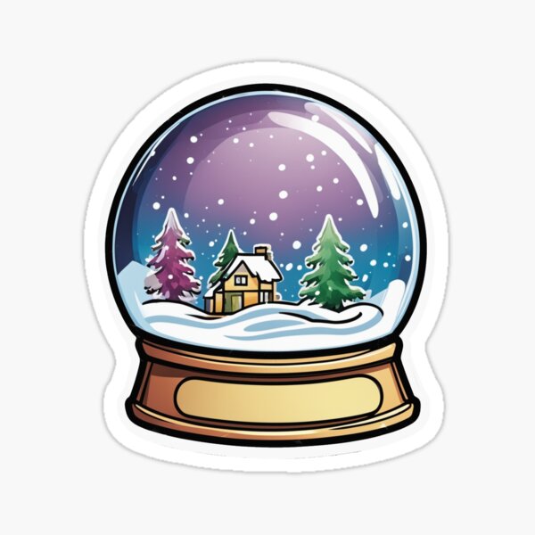 Item preview, Snow House in a Snow Globe designed and sold by Demza9.