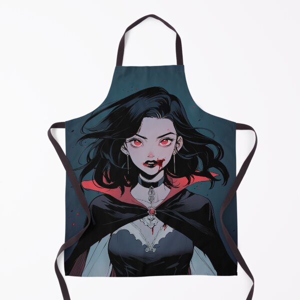 Item preview, Anime Vampire Vixen Cloaked Girl with Red Eyes designed and sold by sμ (smew).