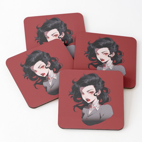 Item preview, Anime Vampire Vixen Cloaked Girl with Red Eyes designed and sold by sμ (smew).