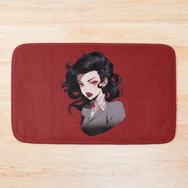 Item preview, Anime Vampire Vixen Cloaked Girl with Red Eyes designed and sold by sμ (smew).