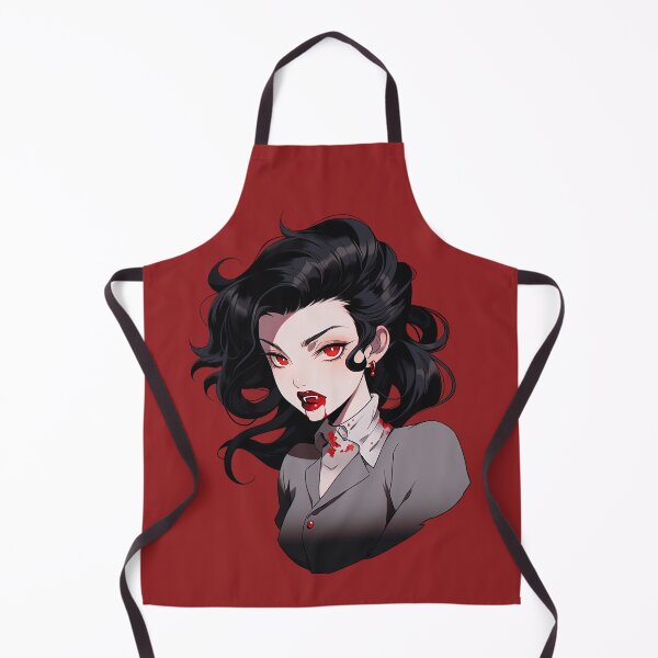 Item preview, Anime Vampire Vixen Cloaked Girl with Red Eyes designed and sold by sμ (smew).