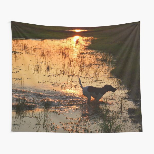 Item preview, SMOOTH HAIRED FOX TERRIER, ENJOYING THE WATER, FUN TIMES AT THE END OF A HOT DAY designed and sold by Barbara Jean Photo Art And Design.