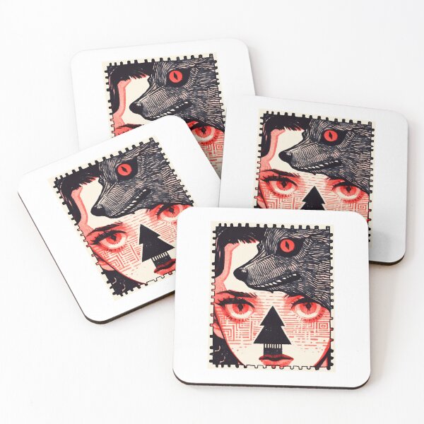 Item preview, Wolf Spirit Girl- ink stamp 2 designed and sold by octoboobs.