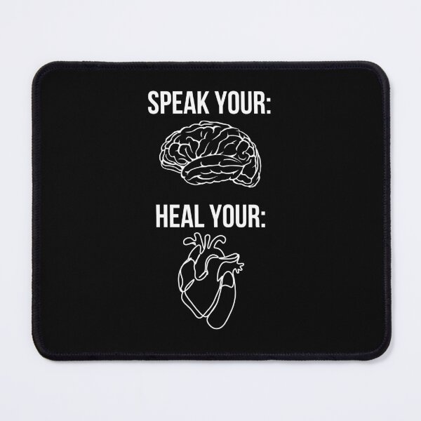 Item preview, Speak Your Mind, Heal Your Heart - Mental Health and Happiness Quotes designed and sold by ethanzakicab.