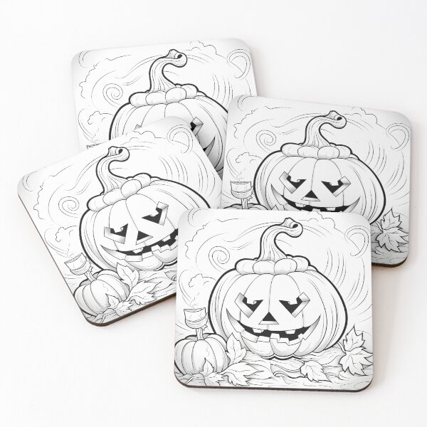 Item preview,  A Colourless Black and White Halloween Pumpkin designed and sold by hansamanmilan.
