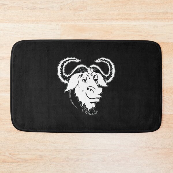 Artikelvorschau, GNU Head Official Logo Mascot (Grunge) Hoodie entworfen und verkauft von BrodeeTerranova.