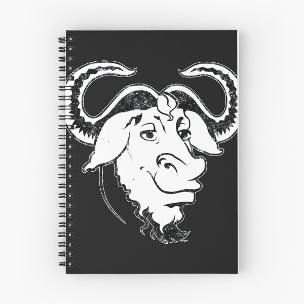 Item preview, GNU Head Official Logo Mascot (Grunge) Hoodie designed and sold by BrodeeTerranova.
