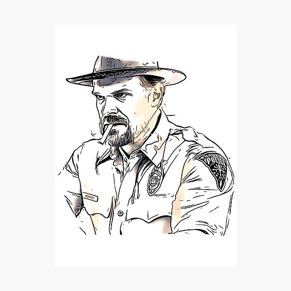 Item preview, Jim Police Chief - Jim Homicide Detective designed and sold by TrendyDoubleTr.