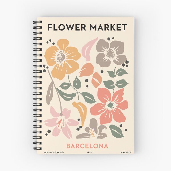 Item preview, Barcelona Flower Market designed and sold by FancyLoveArt.