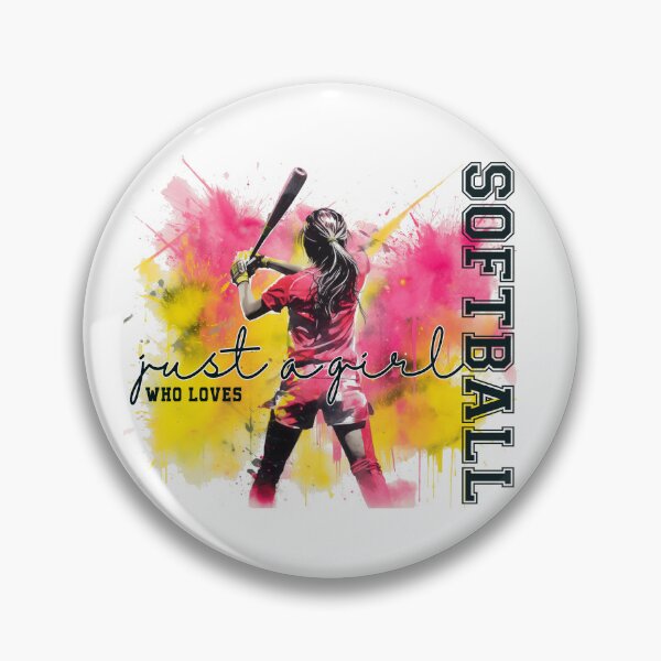 Item preview, Just a Girl who loves Softball Team designed and sold by grandlovely.