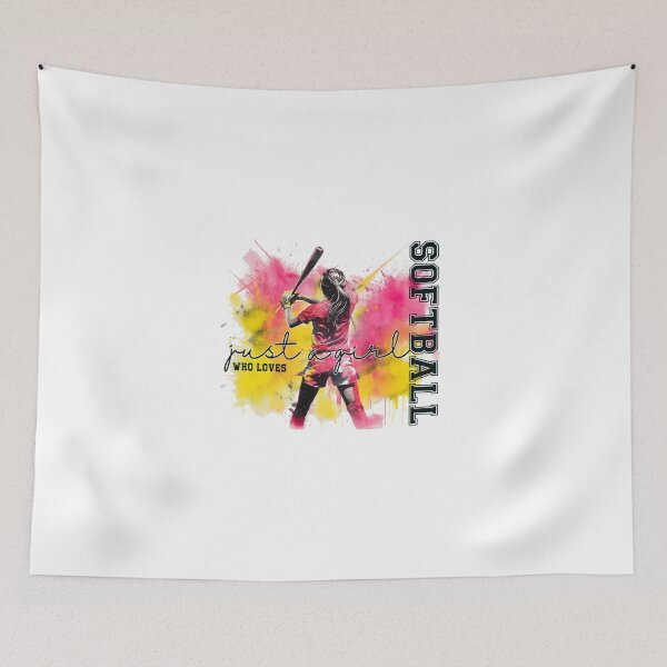 Item preview, Just a Girl who loves Softball Team designed and sold by grandlovely.