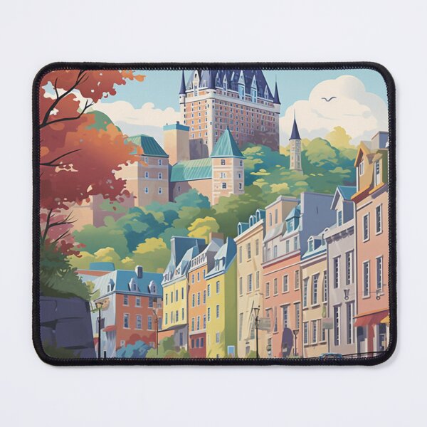 Item preview, A Vintage Travel Illustration of Quebec - Canada  designed and sold by GoodOldVintage.