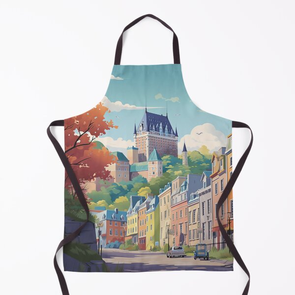Item preview, A Vintage Travel Illustration of Quebec - Canada designed and sold by GoodOldVintage.