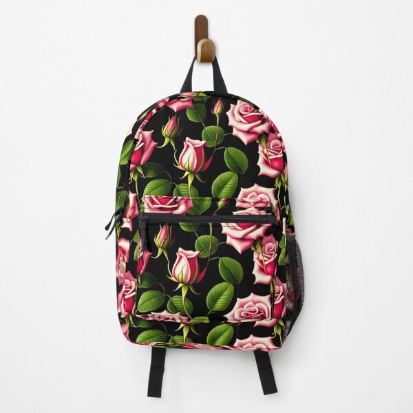 Item preview, Beautiful pattern of pink roses in an imaginary vertical garden designed and sold by 29Bumblebee.