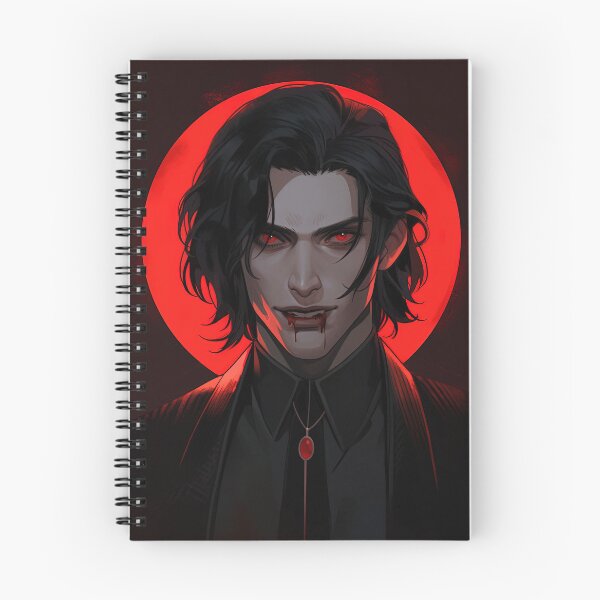 Item preview, Dark Attractive Sinister Gentleman Vampire with Red Eyes designed and sold by sμ (smew).