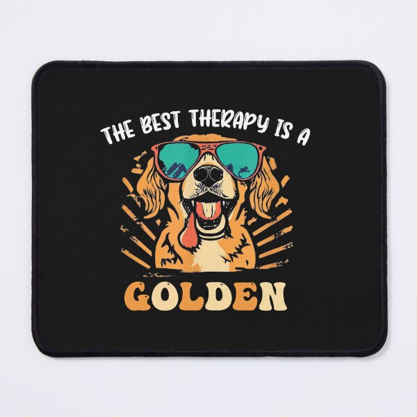 Item preview, Groovy The Best Therapy Is A Golden Retriever Dog designed and sold by Pitchou07.