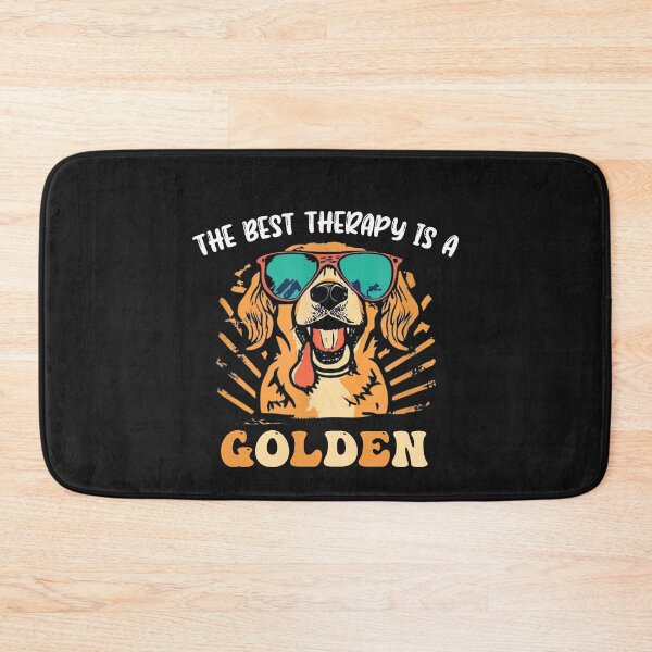 Item preview, Groovy The Best Therapy Is A Golden Retriever Dog designed and sold by Pitchou07.