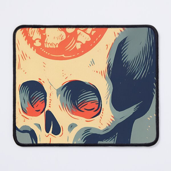 Item preview, Soviet Space Program- Alien Skull Stamp 1 designed and sold by octoboobs.