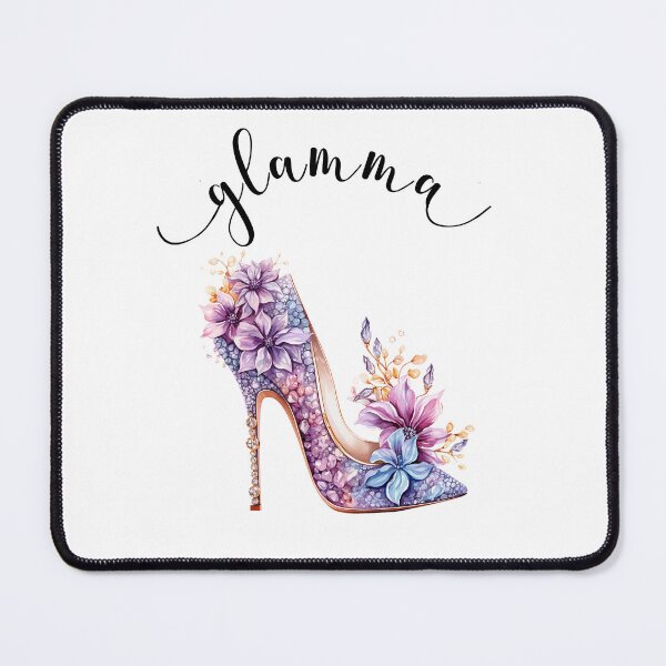 Item preview, Glamma Gemstones and Flowers Stiletto Watercolor Art designed and sold by adriana-holmes.