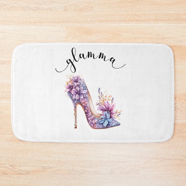 Item preview, Glamma Gemstones and Flowers Stiletto Watercolor Art designed and sold by adriana-holmes.