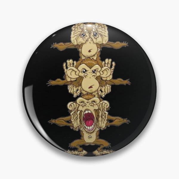 Item preview, The three monkeys designed and sold by Sanooshop.
