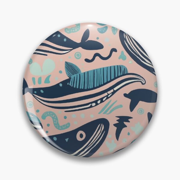 Item preview, Cute whales swimming  designed and sold by Andrewmedia.