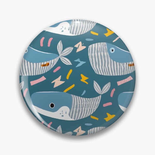 Item preview, Cute whales swimming  designed and sold by Andrewmedia.