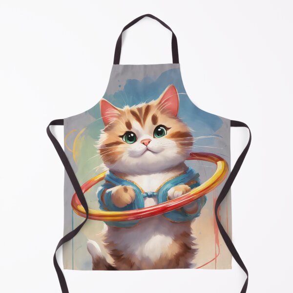 Item preview, Cute Cat Hulla Hooping designed and sold by puravidavisions.