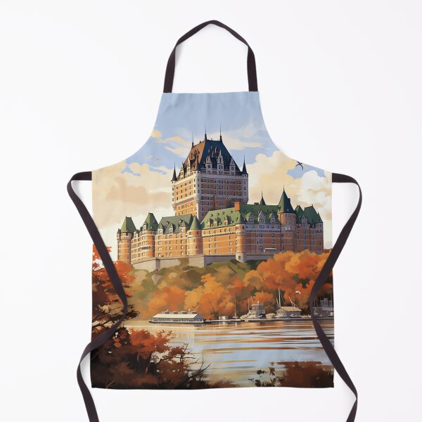 Item preview, A Vintage Travel Illustration of the Château Frontenac in Quebec - Canada designed and sold by GoodOldVintage.