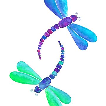 Artwork thumbnail, Dragonfly duo by Home Cyn Home