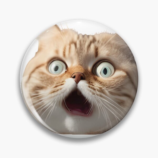 Item preview, Shocked face Cat  designed and sold by ratchawoot.