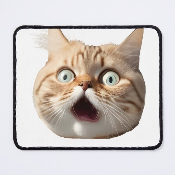 Item preview, Shocked face Cat  designed and sold by ratchawoot.