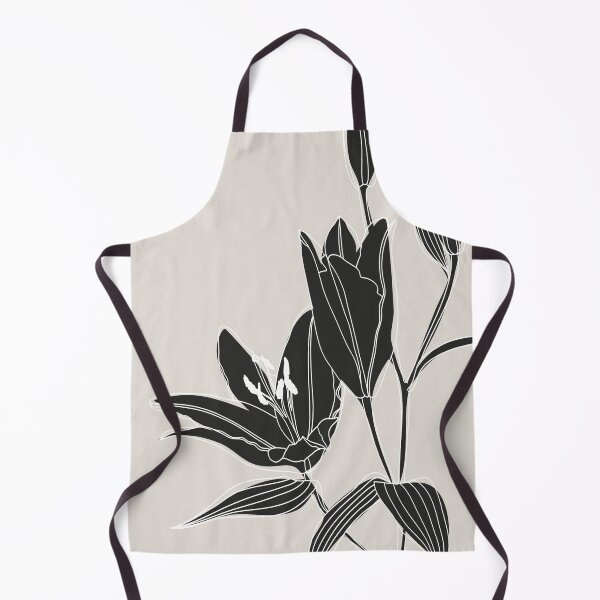 Item preview, Black lilies line art designed and sold by blursbyai.