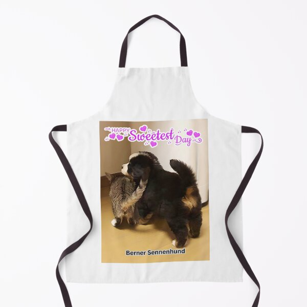 Item preview, Sweetest Day Bernese Mountain Dog Berner Sennenhund PUPPY & KITTEN designed and sold by Everyday365.
