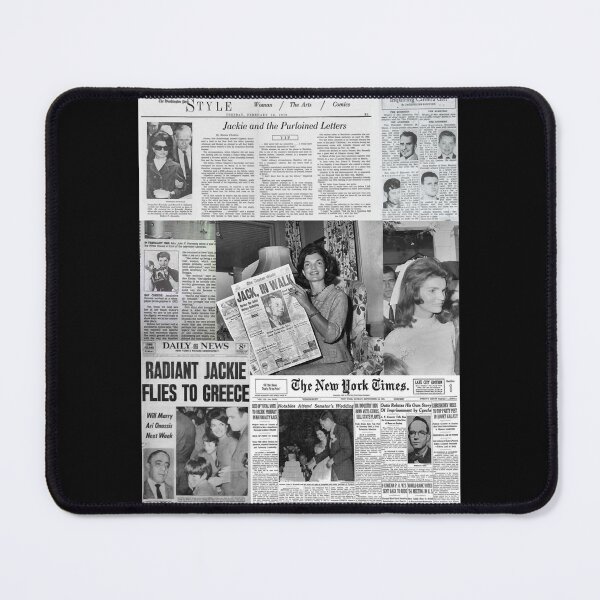 Item preview, Jackie Kennedy Onassis black and white designed and sold by kyrian-shroy.