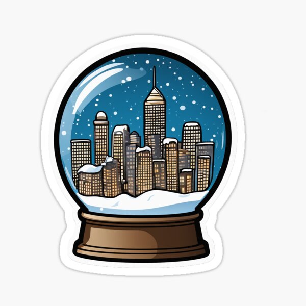 Item preview, City in a Snow Globe designed and sold by Demza9.