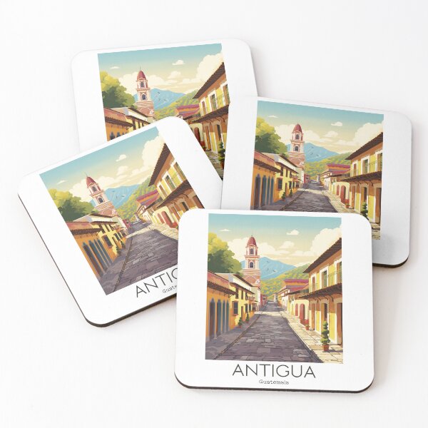 Item preview, A Vintage Travel Illustration of Antigua - Guatemala  designed and sold by GoodOldVintage.